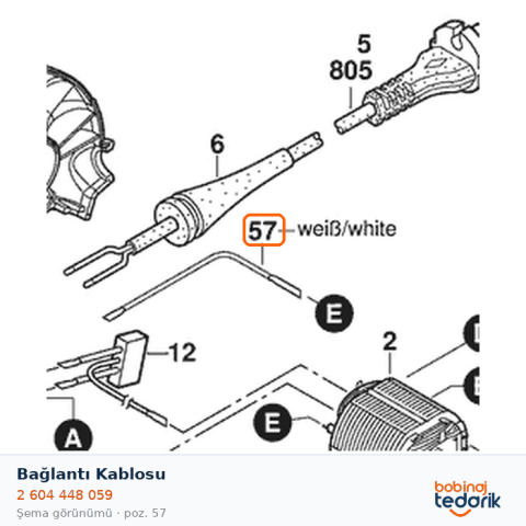 Bosch Bağlantı Kablosu — GHO 40-82C BARE (2 604 448 059) Bosch Bağlantı Kablosu — GHO 40-82C BARE (2 604 448 059)