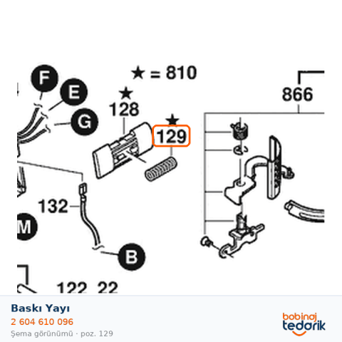Bosch Baskı Yayı — GST 120 BE (2 604 610 096) Bosch Baskı Yayı — GST 120 BE (2 604 610 096)