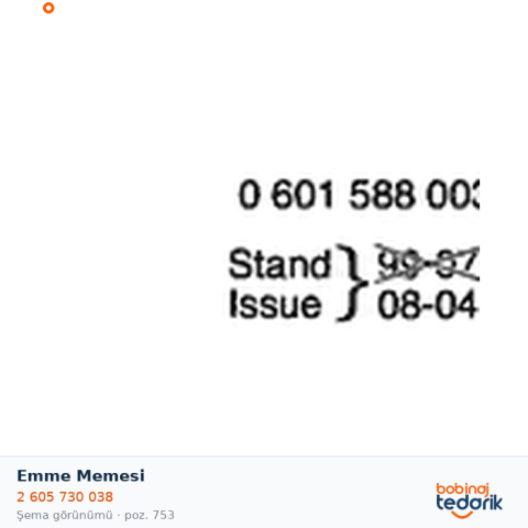 Bosch Emme Memesi — GST 100 (2 605 730 038) Bosch Emme Memesi — GST 100 (2 605 730 038)