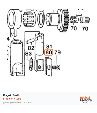 Bosch Biçak Seti — GSC 2,8 (2 607 010 029) Bosch Biçak Seti — GSC 2,8 (2 607 010 029)