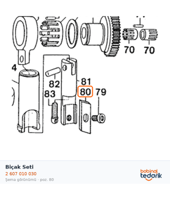 Bosch Biçak Seti — GSC 2,8 (2 607 010 030) Bosch Biçak Seti — GSC 2,8 (2 607 010 030)
