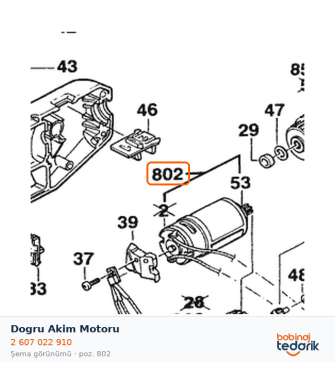 Bosch Dogru Akim Motoru — GBM 12 VE (2 607 022 910) Bosch Dogru Akim Motoru — GBM 12 VE (2 607 022 910)