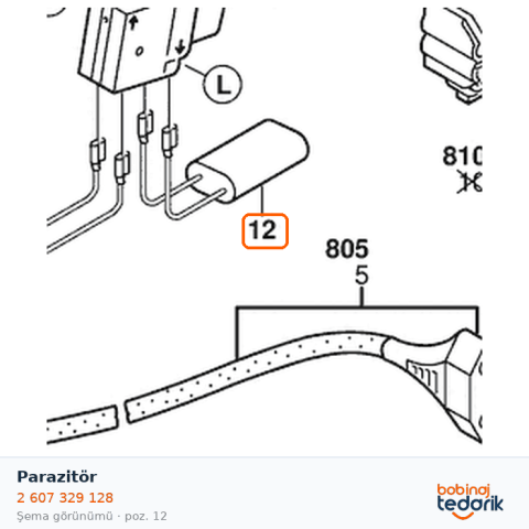 Bosch Parazitör — GBM 1 (2 607 329 128) Bosch Parazitör — GBM 1 (2 607 329 128)