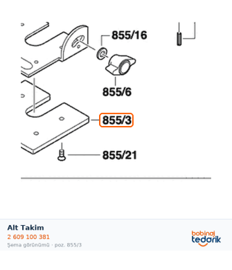 Bosch Alt Takim — GKF 600 (2 609 100 381) Bosch Alt Takim — GKF 600 (2 609 100 381)