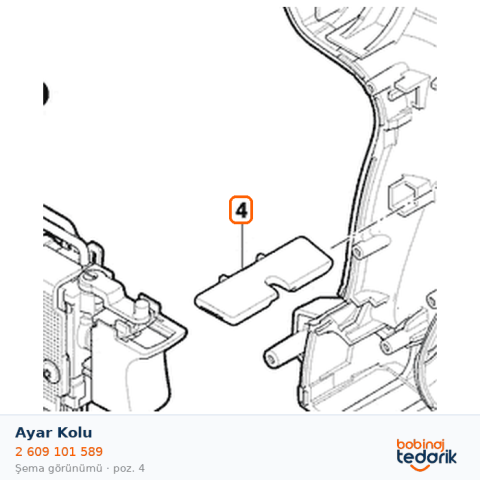 Bosch Ayar Kolu — GSR 1000 (2 609 101 589)