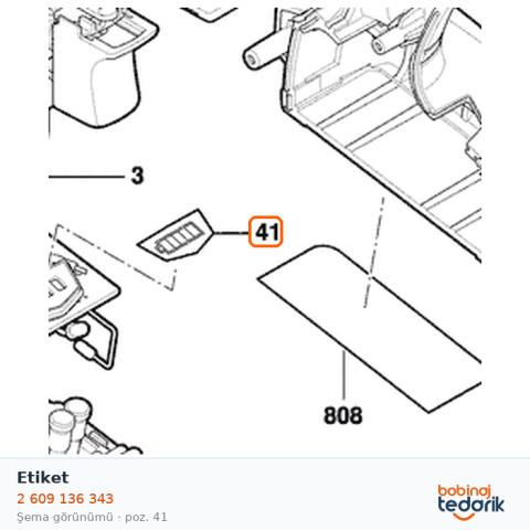 Bosch Etiket — GSR 1000 (2 609 136 343) Bosch Etiket — GSR 1000 (2 609 136 343)