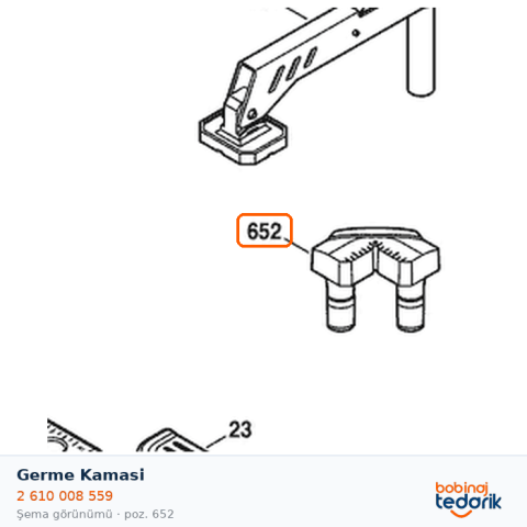 Bosch Germe Kamasi — GTD 1 (2 610 008 559) Bosch Germe Kamasi — GTD 1 (2 610 008 559)