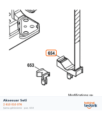 Bosch Aksesuar Seti — GTD 1 (2 610 010 076) Bosch Aksesuar Seti — GTD 1 (2 610 010 076)
