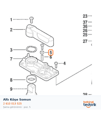 Bosch Altı Köşe Somun — GCB 18 V-LI (2 610 013 525) Bosch Altı Köşe Somun — GCB 18 V-LI (2 610 013 525)