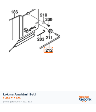 Bosch Lokma Anahtari Seti — GTS 10 J (2 610 015 059) Bosch Lokma Anahtari Seti — GTS 10 J (2 610 015 059)