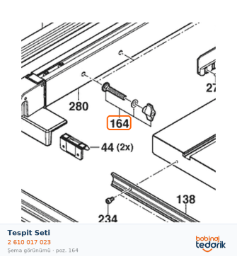 Bosch Tespit Seti — GTS 10 J (2 610 017 023) Bosch Tespit Seti — GTS 10 J (2 610 017 023)