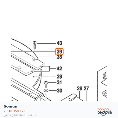 Bosch Somun — GTM 12 (2 610 358 172)