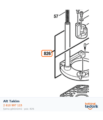 Bosch Alt Takim — GOF 1200 (2 610 997 115) Bosch Alt Takim — GOF 1200 (2 610 997 115)
