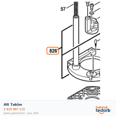 Bosch Alt Takim — GOF 1200 (2 610 997 115) Bosch Alt Takim — GOF 1200 (2 610 997 115)