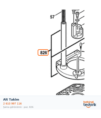 Bosch Alt Takim — GOF 900 (2 610 997 116) Bosch Alt Takim — GOF 900 (2 610 997 116)