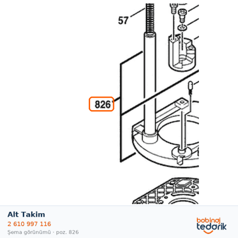 Bosch Alt Takim — GOF 900 (2 610 997 116) Bosch Alt Takim — GOF 900 (2 610 997 116)