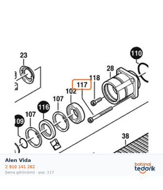 Bosch Alen Vida — GBH 8/65 DCE (2 910 141 262)