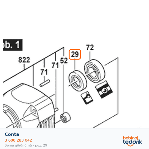 Bosch Conta — GDB 1600 DE (3 600 283 042)