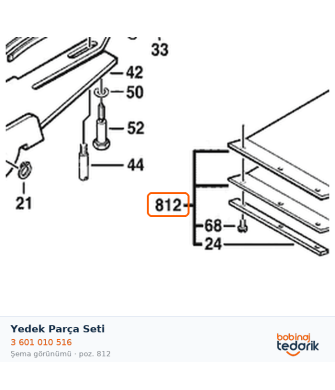 Bosch Yedek Parça Seti — GBS 100 AE (3 601 010 516)