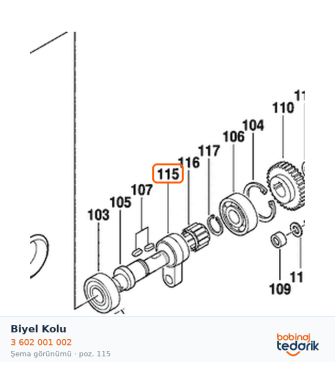 Bosch Biyel Kolu — GSC 4,5 (3 602 001 002) Bosch Biyel Kolu — GSC 4,5 (3 602 001 002)