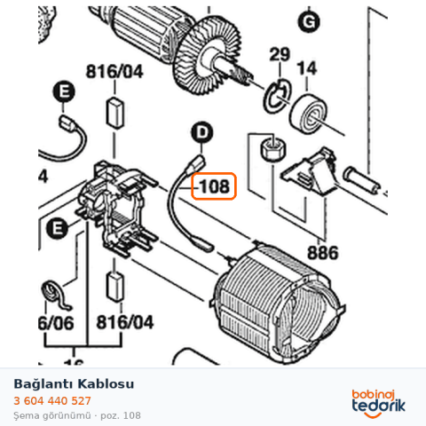 Bosch Bağlantı Kablosu — GST 100 (3 604 440 527)