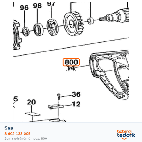 Bosch Sap — GSR 1430.0 (3 605 133 009) Bosch Sap — GSR 1430.0 (3 605 133 009)