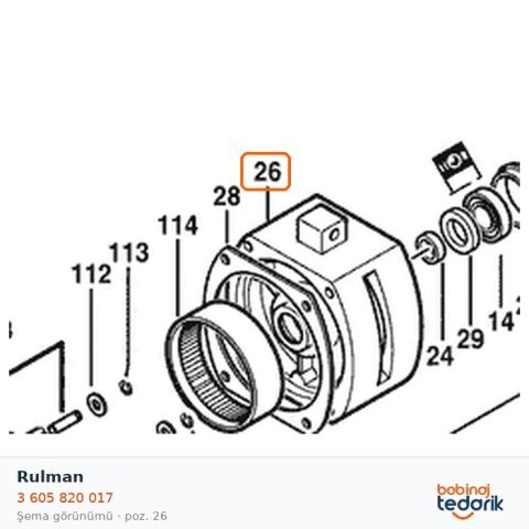 Bosch Rulman — GSC 3,5 (3 605 820 017) Bosch Rulman — GSC 3,5 (3 605 820 017)