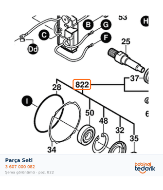 Bosch Parça Seti — GSF 100 A (3 607 000 082)
