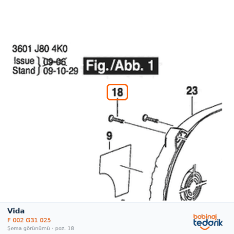 Bosch Vida — GBL 800 E (F 002 G31 025) Bosch Vida — GBL 800 E (F 002 G31 025)