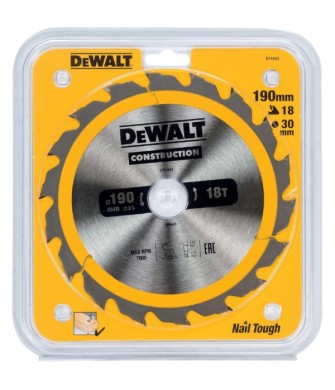 Dewalt DT1943 Ahşap Kesim Elmas Testere Bıçağı 190 mm