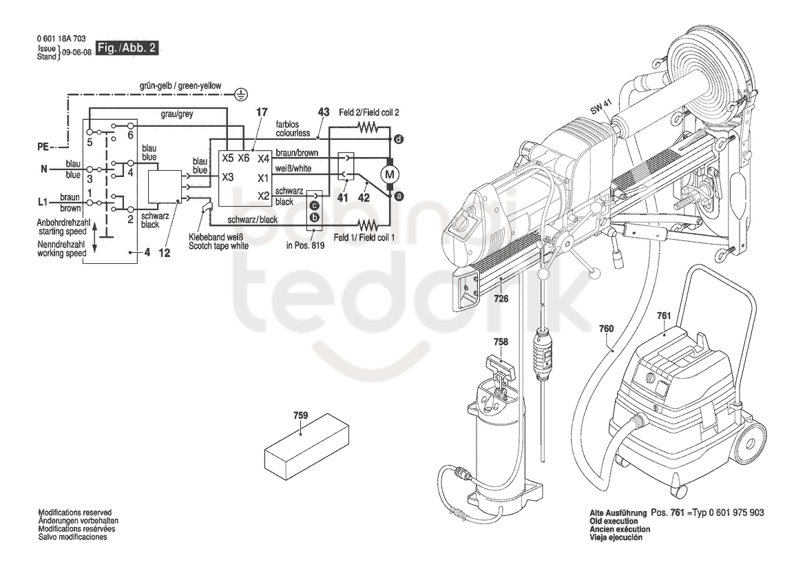 GDB 2200 WE patlak şeması