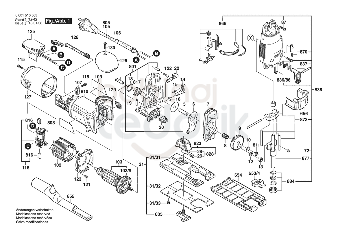 GST 120 E patlak şeması