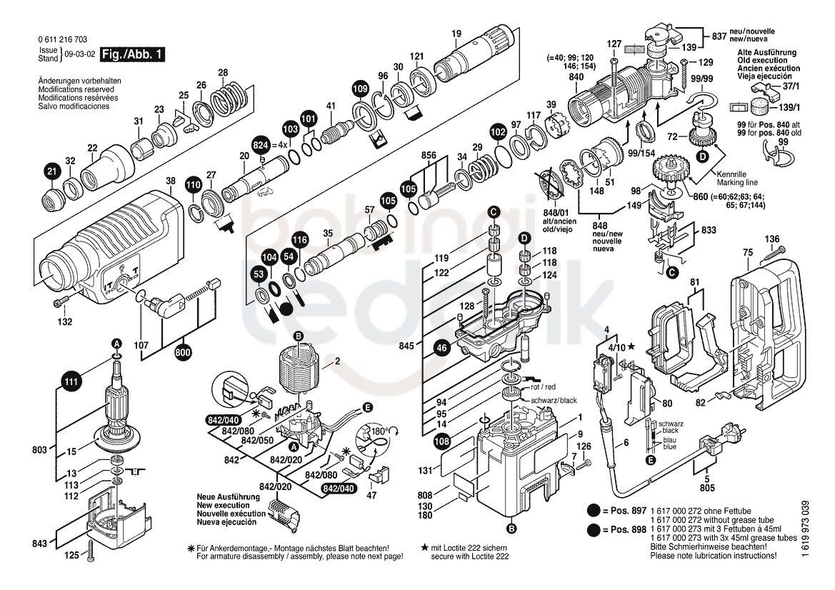 GBH 5/40 DCE patlak şeması
